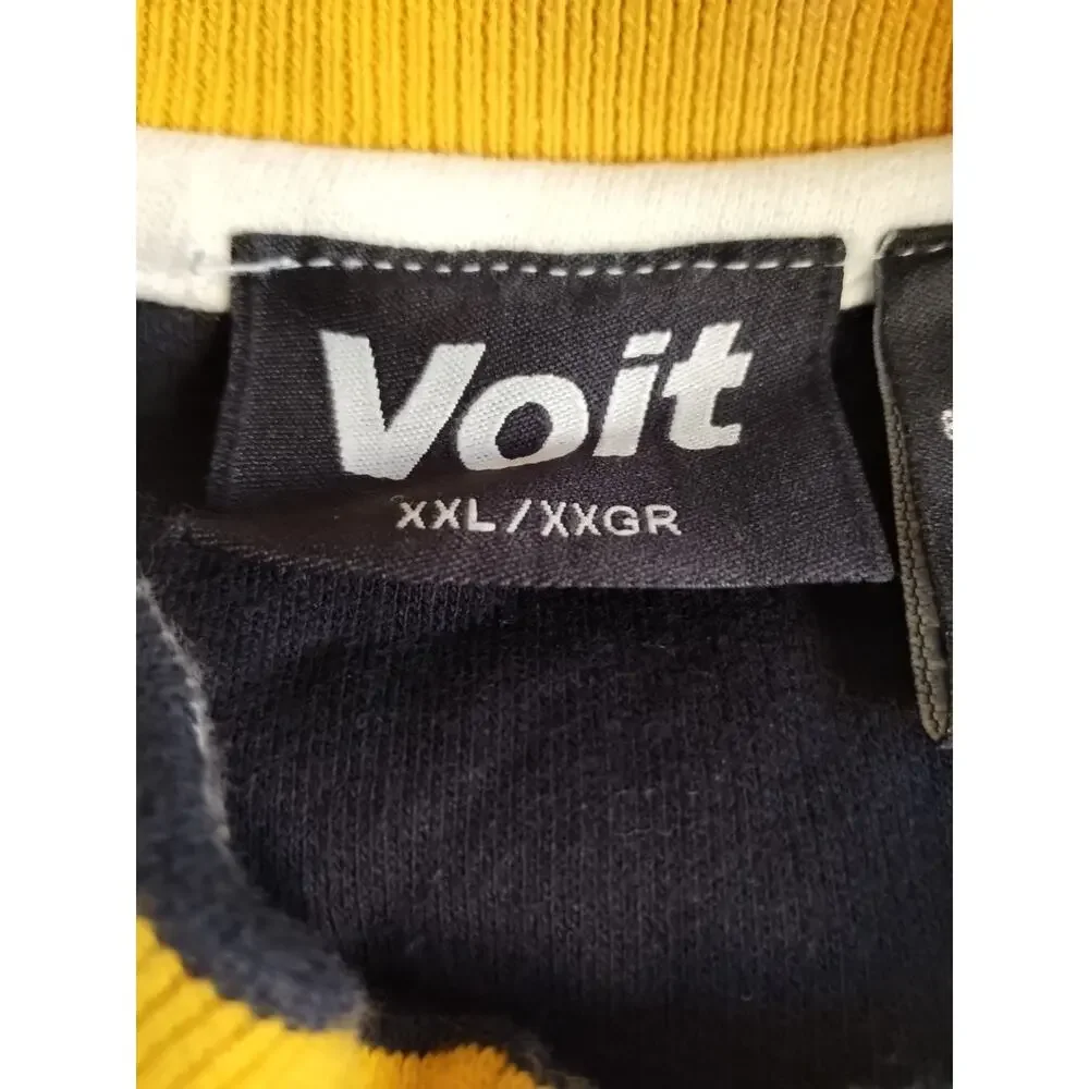 VOIT Vintage Track Suit Top Jacket - Size XXL - Dark Blue and Yellow - #23